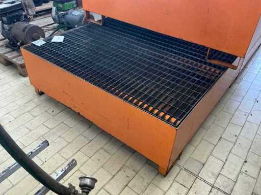 Plateau goutte-à-goutte avec grille pardonnable