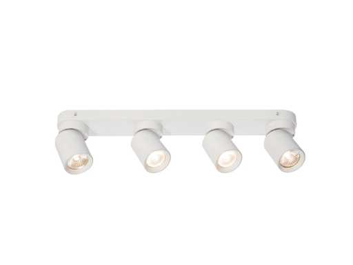 GU10 Fixation spot montée en surface 4 têtes rotative (3x)