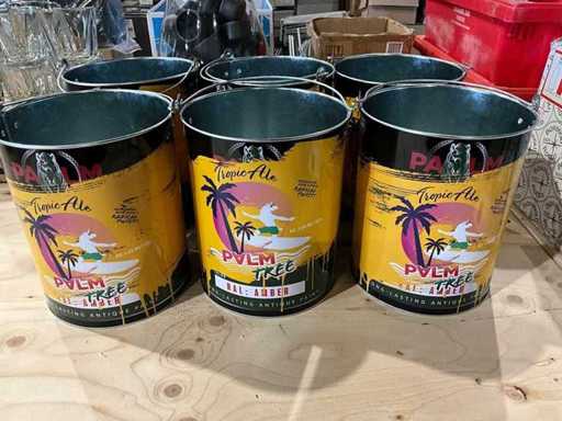 Cutie decorativă de vopsea (6x)