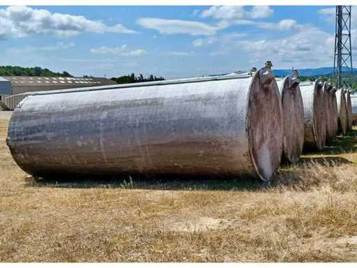   Cuve fibre de verre fond plat de stockage alimentaire 300 HL Vendue à l’unité