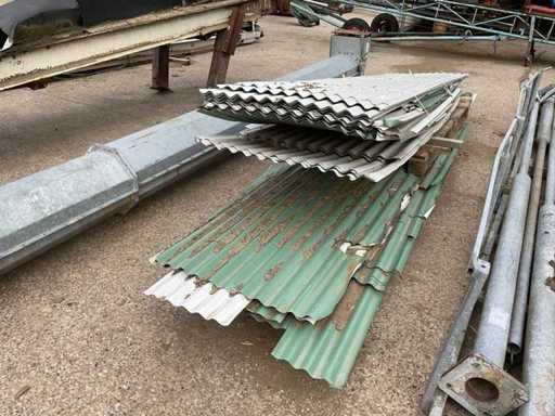 Série de feuilles ondulées