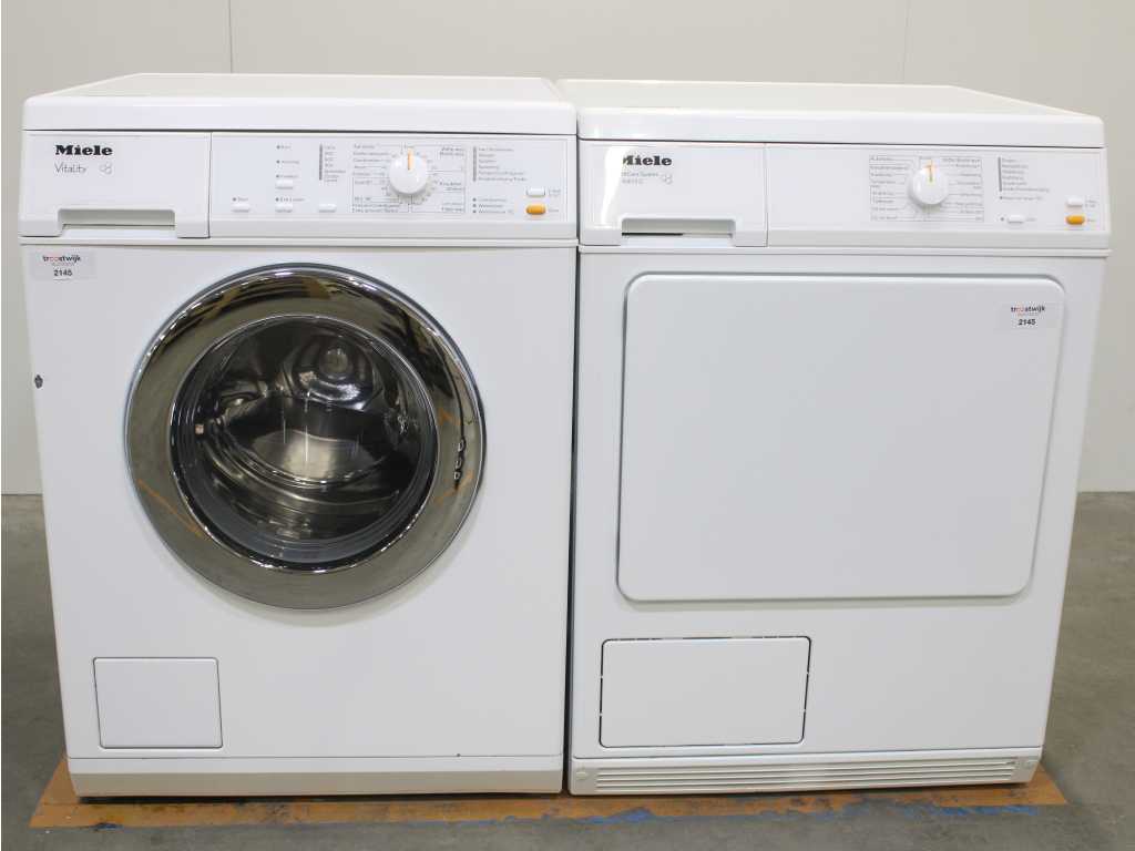 Miele Vitality Washing Machine & Miele T 8403 C Softcare System Dryer