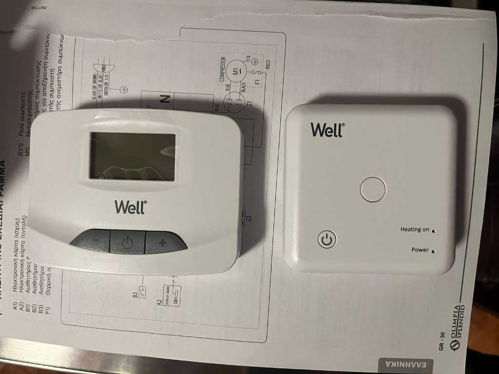 Well - Therms - termostat de camera digital fara fir
