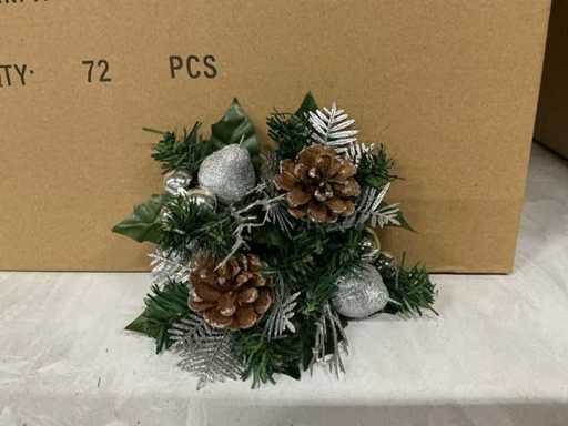 Fournée de couronnes de Noël D7,6/18cm (144x)
