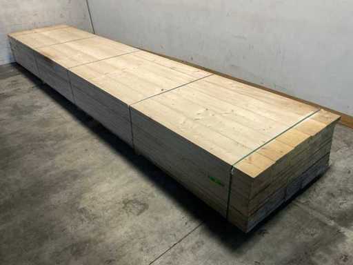 Scândură de molid rindea - 600x23,5x3,8 cm (25x)