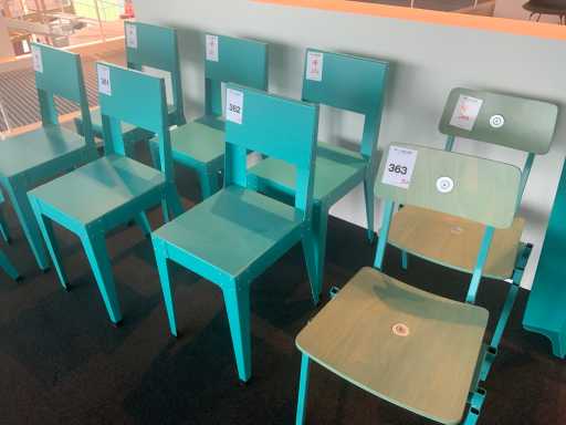 Sedia da pranzo Lensvelt serie in alluminio "Piet Hein Eek" (2x)