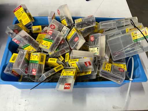 Rotadrill Various screws stainless steel, galvanized and brass (100x)