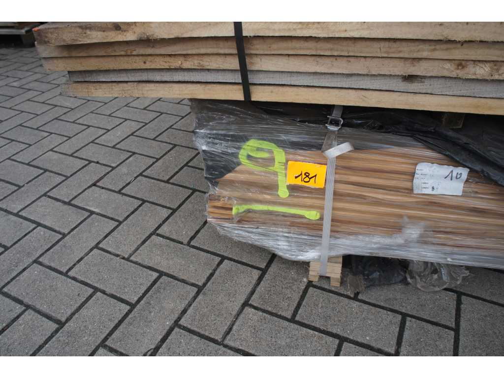 +-25 m² Pine planks 34mm