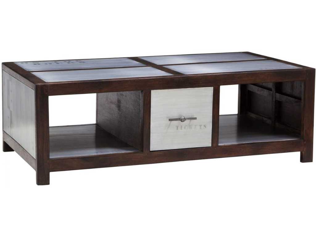Coffee table DOA-103 in solid tropical wood