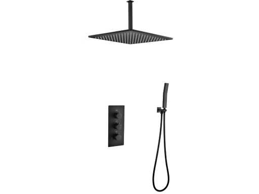 Thermostatische inbouw regendoucheset - Hake - Meerdere kleuren beschikbaar 