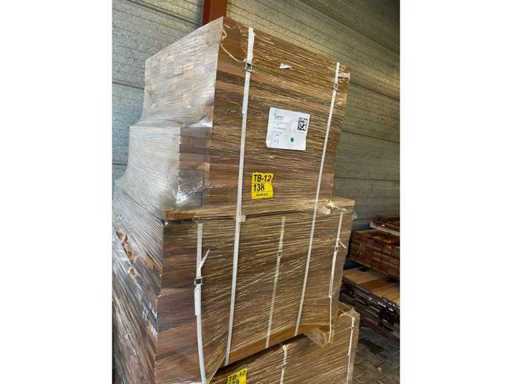 Scânduri de grad țărănesc Ipé ratonate 650-950x90x27mm (432x)