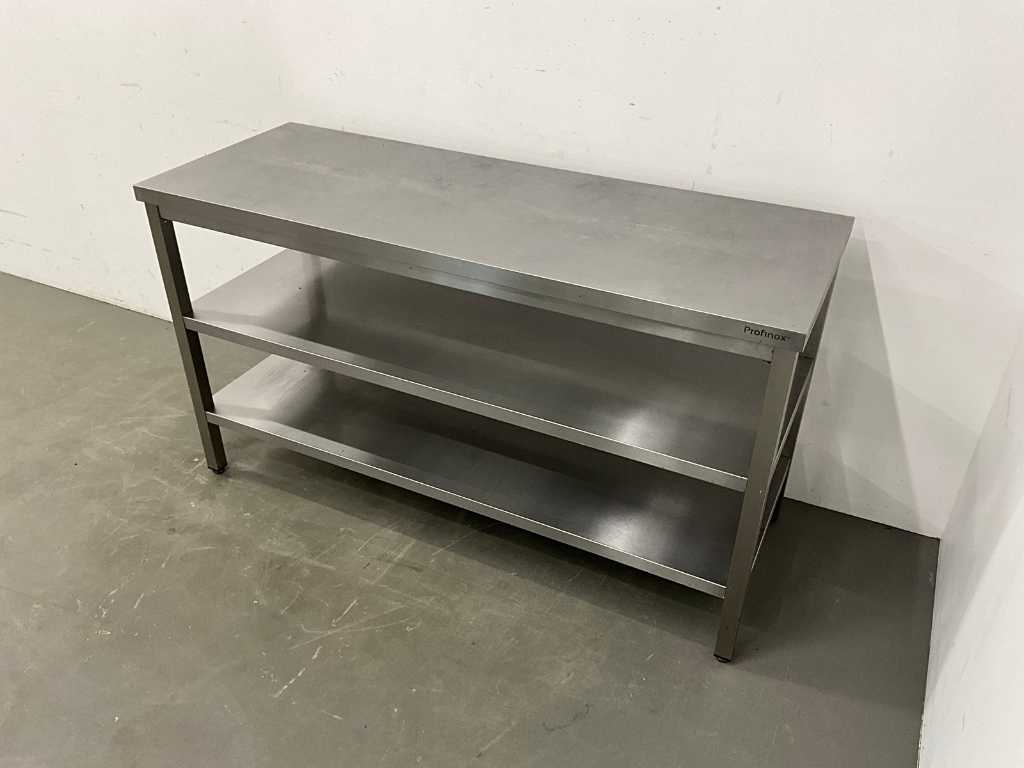 Profinox - Table de travail en acier inoxydable (160 cm)