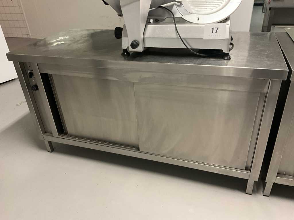 Stainless steel warming cabinet