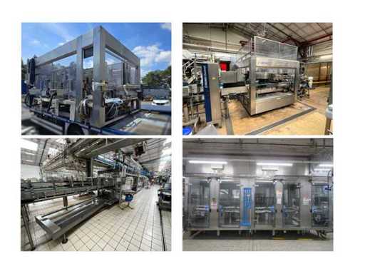 Closure of internal transport, filling lines and packaging machines