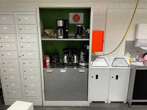 Cabinet, with electrical connection, without contents