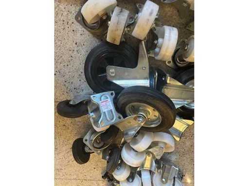 32 x nieuwe zwenkwielen (32x)