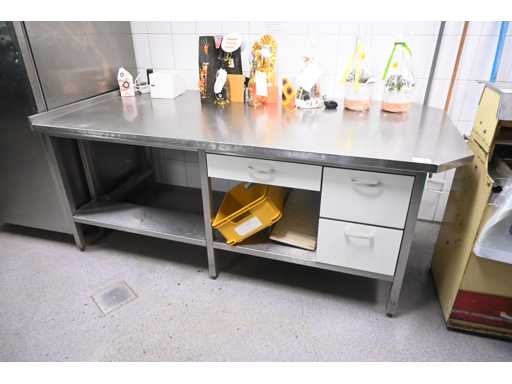 Stainless steel workbench