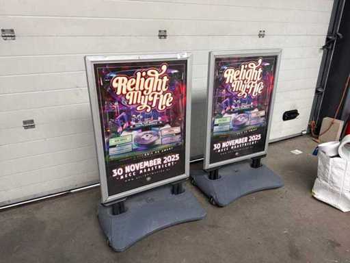 Panneau de trottoir (2x)