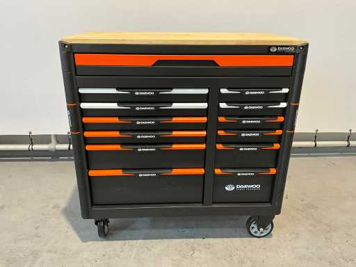 Daewoo – DAMWS267 13 Schubladen, 267 Teile Werkzeug – Werkzeugwagen – Werkzeugwagen