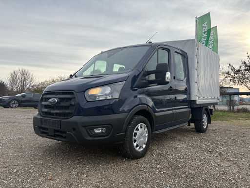 FORD Transit Pritsche mit Plane, Doppelkabine (Baujahr 2022)