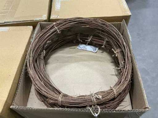 Lot Lata string mała, okrągła naturalna (288x)