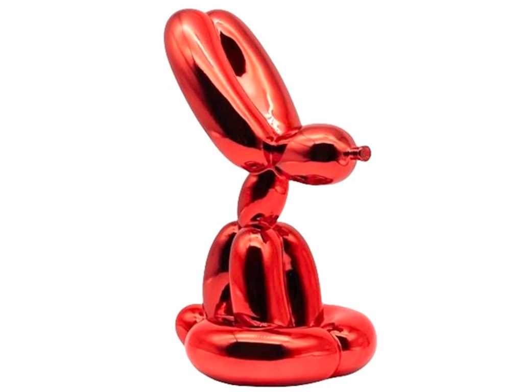 Jeff Koons (naar) - Balloon rabbit red