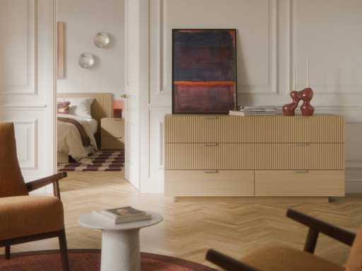 Commode en bois Sato -Westwing Collection