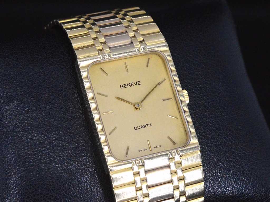 Złoty damski zegarek Geneva