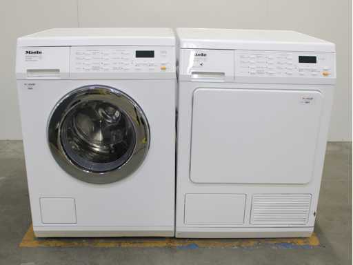 Miele W 5933 SoftCare System Waschmaschine & Miele T 8937 WP SoftCare System EcoComfort Trockner