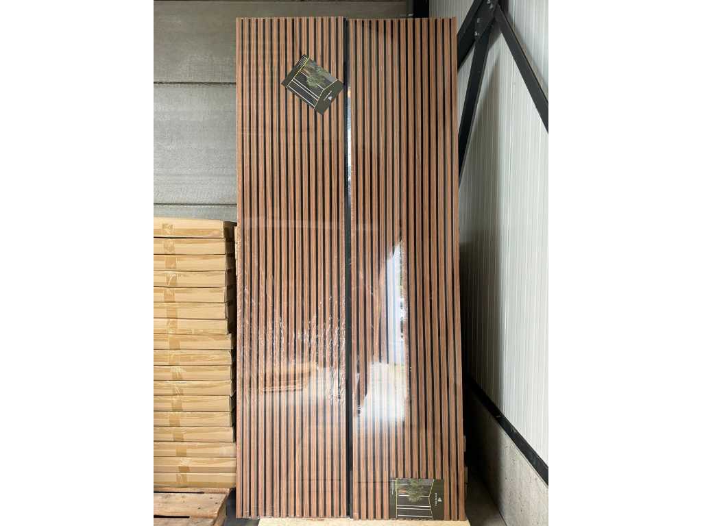 5 Stuk Akoestische Wandpaneel Rosewood - Wandplank-270x60