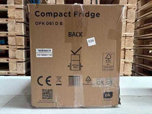 OK. OFK 061 D B Minibar Frigo Noir