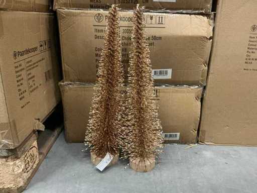 Partij christmas tree 50cm champagne (240x)