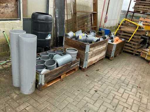 Batch of various PVC fittings