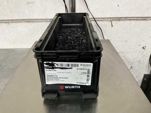 Würth 6,87 kg Avvitare AHU con flangia 3,9 x 16 pollici contenitore impilabile