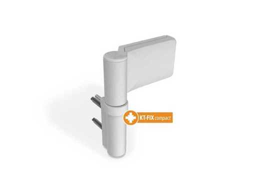 Dhr. Hahn - KT-B 6R - Deurscharnier 003 zilver SKG - Deurbeslag (2x)