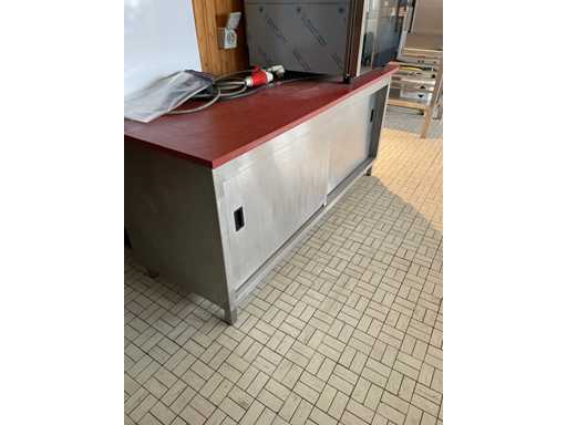 Schneidetisch aus Edelstahl