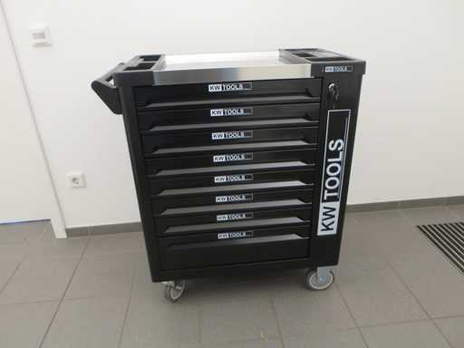KW-TOOLS RÉPARATION VOITURE Chariot à outils rempli