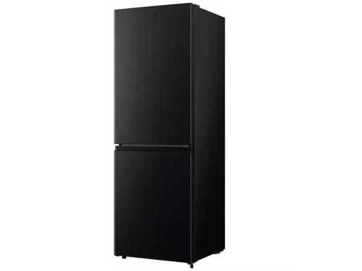Hanseatic HKGK16155CBI Freistehender Kühlschrank-Gefrierschrank 161 cm Schwarz – 230 l