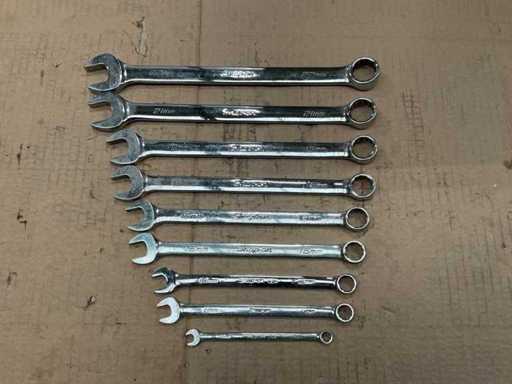 Snap-On Spanner and Ring Wrench Set