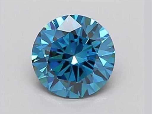 3.22 Ct Round Cut Dark Blue topaz – Kashmir Blue