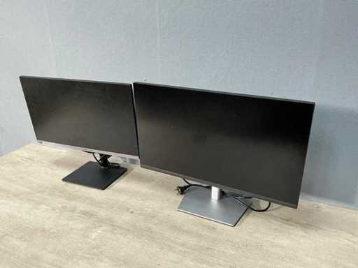 Samsung/Dell - S24R650FDU/P2723QE - Monitor (2x)