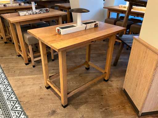 Hutten - Bartafel met marmeren opbouw & verlichting