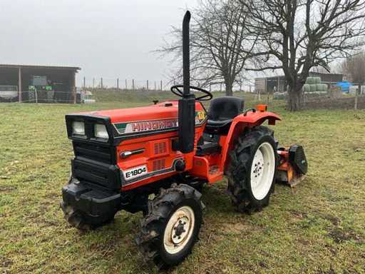 Hinomoto E1804 including flail mower