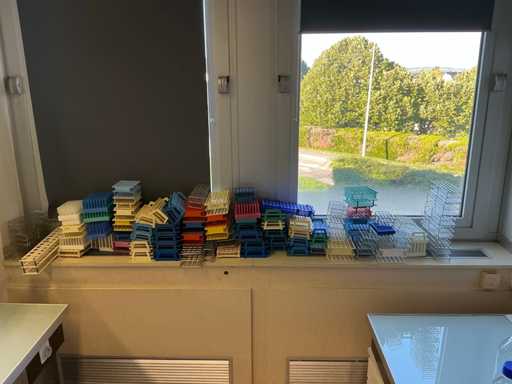 Rekken voor reageerbuizen