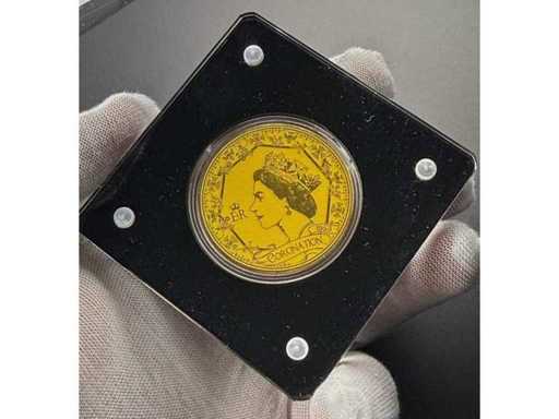 Exclusive Queen Elizabeth II Commemorative Coin 1/200 Ounce Fine Gold