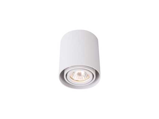  GU10 Design Luminaire spot monté en surface 10 cm blanc inclinable (6x)