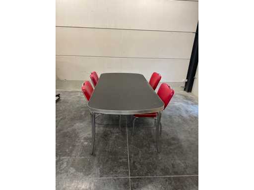 Belair - Eetkamertafel retro