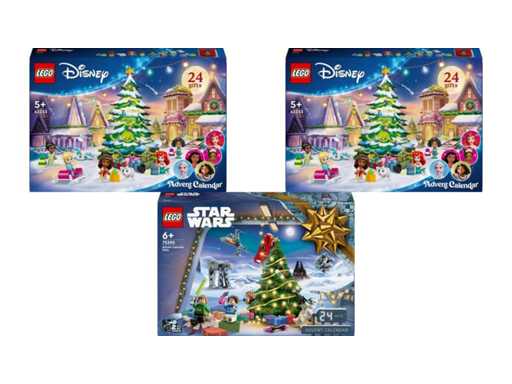 LEGO Disney Advent Calendar 2024 - 43253 + LEGO Star Wars™ Advent Calendar 2024 - 75395