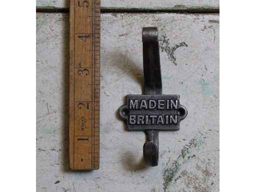 Kapstok “Made in Britain” IJzer - 11 CM