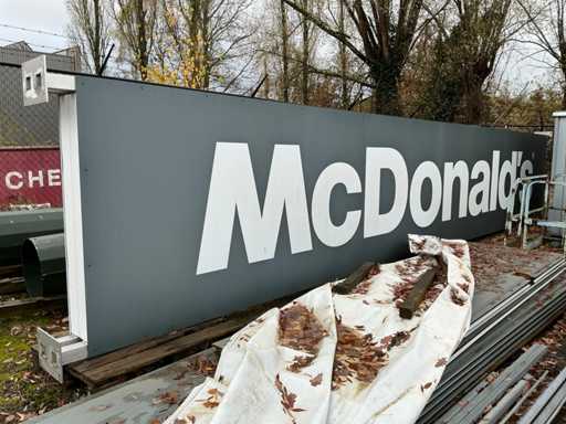 McDonalds Werbung in der Spalte